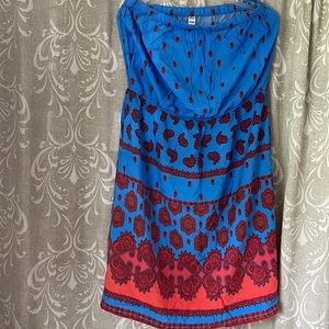 Strapless old navy dress